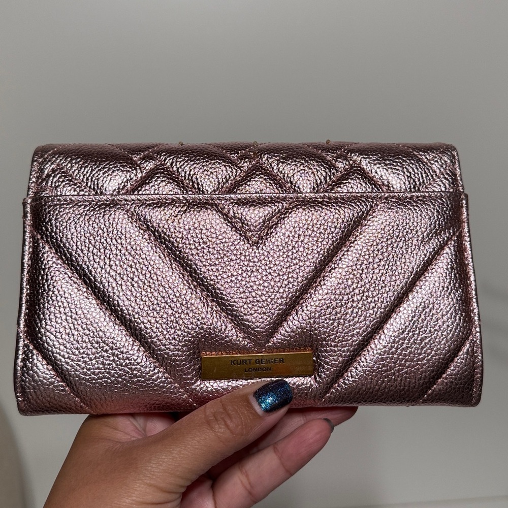 Kurt Geiger London Kensington Chain Wallet Eye - Picture 2 of 16